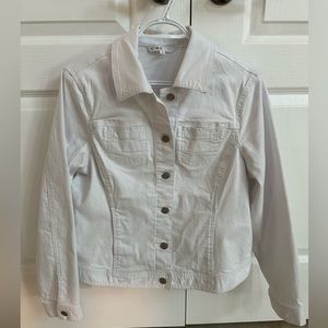 CLEO White Denim Jacket